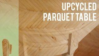 Upcycled parquet table