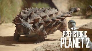 Tarchia searching for water - Prehistoric Planet season 2