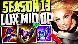 How to Play LUX MID & CARRY A LOSING TEAM + Best BuildRunes  Lux Guide S13 League of Legends
