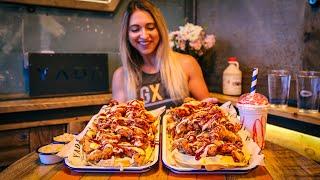 The Craziest Food Challenge Ive Ever Filmed  YADAs Chicken & Waffles Challenge