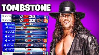 Hitting A TOMBSTONE With The Undertaker In EVERY WWE 2K Game