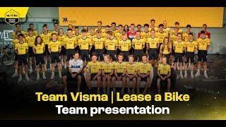 Team Visma  Lease a Bike team presentation