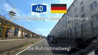 2021-25 A40 Venlo - Duisburg - Essen - Dortmund