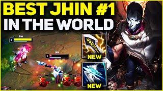 RANK 1 BEST JHIN IN THE WORLD AMAZING GAMEPLAY  Season 13 League of Legends