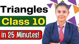 Triangles  CLASS 10 Maths Chapter 6  One-Shot  2023-24 #class10
