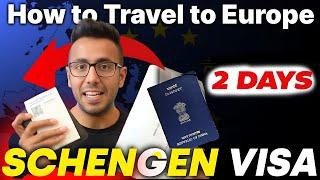 How I Got Schengen VISA in 2 Days Indian Passport Holder