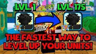 The Fastest Way To Level Up Your Units In All Star Tower Defense Simple  Method ASTD Tutorial