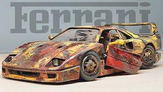 Restoration Old Abandoned FERRARI F40. Extra Detailed Restoration and Tuning Ferrari F40