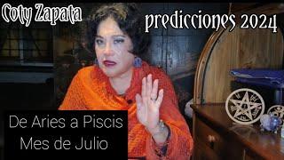 PREDICCIONES 2024. Horóscopo. Mes de Julio. Energías y sucesos signo por signo.