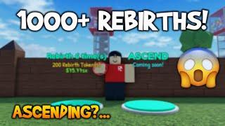 1000 REBIRTHS in Gumball Factory Tycoon Roblox
