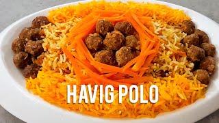 راز جذاب ترین هویج پلو با گوشت قلقلی_ هویج پلو با گوشت چرخ کرده _ Recipe carrots and meat