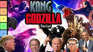 US Presidents make a Godzilla and Kong Tier List