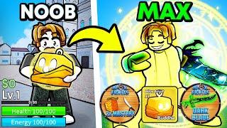 Noob To MAX The FAST WAY In Blox Fruits Roblox