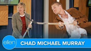 Chad Michael Murray Spills Engagement Details & Takes Ice Rink Challenge