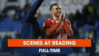 Incredible full-time scenes after securing the play-offs at Reading 