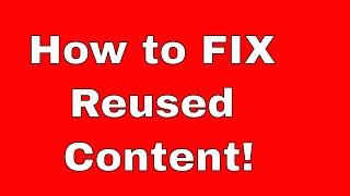 How to Fix Reused Content Monetization and Beat The AI