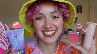 ASMR Friend Gets You Ready for a Beach Day   layered sounds personal attention pampering