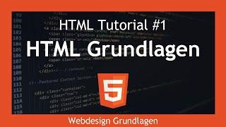 HTML lernen für Anfänger  Tutorial und Grundlagen Teil 1