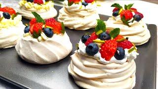 Пирожни Павлова - Бисёр Осон - Зеби Дастархони Ид -   Pavlova Recipe Mini Cake