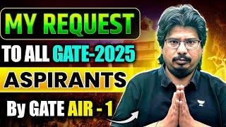 Urgent  Must watch for all GATE-2025 aspirants   Don’t regret Watch It Before Filling The Form 