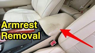 How to remove center console armrest lid on Toyota & Lexus cars.