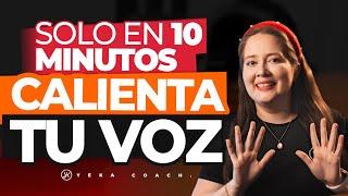 10 MINUTOS DE CALENTAMIENTO VOCAL INTENSO  EJERCICIOS CALENTAMIENTO VOCAL RÁPIDO  YEKA COACH