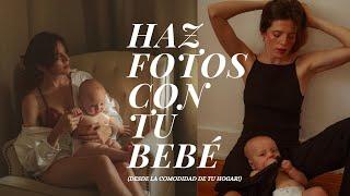 Autofotos con tu bebe en casa