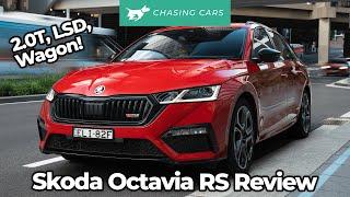 Skoda Octavia RS 2021 review  hot vRS wagon tested  Chasing Cars