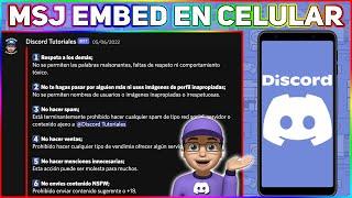 Cómo Hacer Mensajes Embed Con Celular