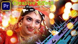 Creative Effect For Wedding Highlight & Teaser  LUMA KEY Effect  In Premiere Pro Tutorial  Hindi