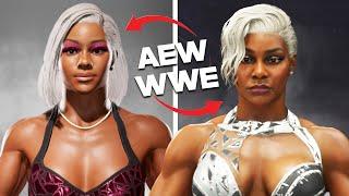 WWE 2K Games vs AEW Fight Forever - Graphics & Entrance Comparison 2K24