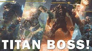 Anthem FIGHTING 4 TITANS New Colossus & Ranger Gameplay How to Beat a Titan