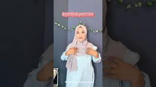 Style hijab pashmina menutup dada#subscribe #style #tutorialhijab #hijab