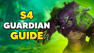 Season 4 GUARDIAN DRUID M+ and Raid Guide  Best Dinar Items Talent Builds Defensive Usage + MORE