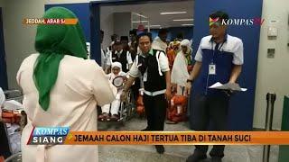 Jemaah Calon Haji Tertua Ini Tiba di Tanah Suci