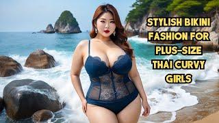 Stylish Bikini Fashion for Plus-Size Thai Curvy Girls #plussize #curvy  Thailand Women