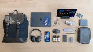 My Travel Bag & Tech Essentials after 50+ Work Trips