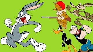 GRANDES DIBUJOS ANIMADOS CLÁSICOS Bugs Bunny el Pato Lucas Popeye Caricaturas Animadas Viejas HD