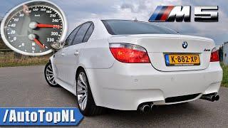 BMW M5 E60 5.0 V10  ACCELERATION TOP SPEED & SOUND  AUTOBAHN POV by AutoTopNL