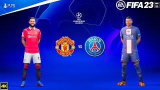 FIFA 23 - Manchester United Vs PSG - UEFA Champions League 2324  Ft. NeymarKane  PS5™ 4K60