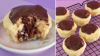 No Oven Fluffy and Moist Cupcakes with Chocolate Ganache