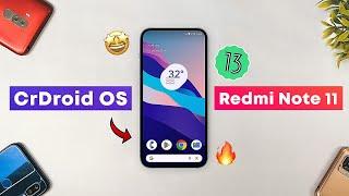 Redmi Note 11 - CrDroid 9.17 Android 13 Review