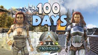 Surviving 100 Days On The New ARK Map Fjordur