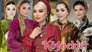 Her durli türkmen moda koynek fasonlar 2024  Dresses for women  taze fasonlar 2024