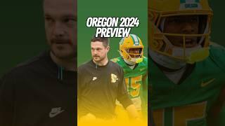 Oregon Football 2024 Prediction & Preview #CFB #CollegeFootball #Football
