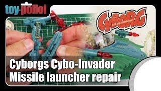 Cyborgs Cybo-invader missile launcher repair - Toy Polloi - Denys Fisher