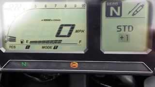 Yamaha Super Tenere 2014 new Dash in action