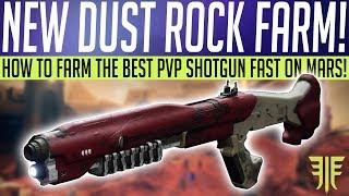 Destiny 2  NEW DUST ROCK BLUES FARM How To Get the BEST Shotgun On Mars & More