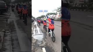 Bersepeda Menikmati Jalur Sepeda Kota Depok TAHUN 2022 #shorts