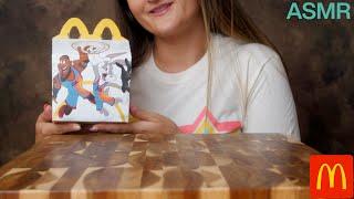 ASMR MUKBANG McDonalds Happy Meal Space Jam No Talking 먹방 Mukbang Chicken Nuggets